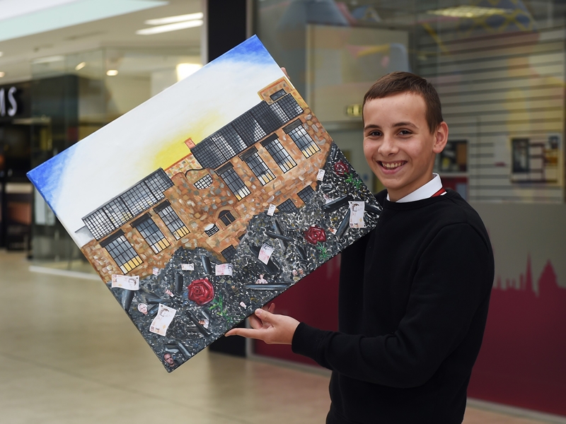 Pupils scoop top award at Mackintosh inspired art show