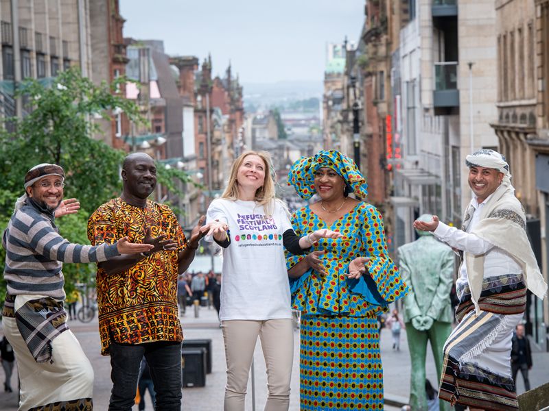 Ukrainian opera singer helps launch Refugee Festival Scotland