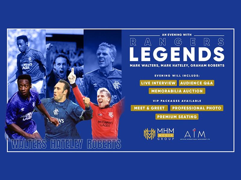 An Evening with Rangers Legends at The Pavilion Theatre Glasgow