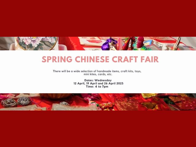 Ricefield Arts Chinese Library Reopening Craft Fair
