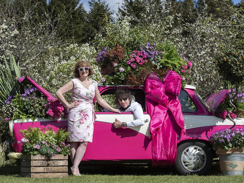 Scots firm celebrates milestone birthday by transforming classic car into a stunning display