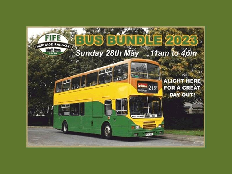 Bus Bundle at Fife Heritage Railway, Leven What's On Fife