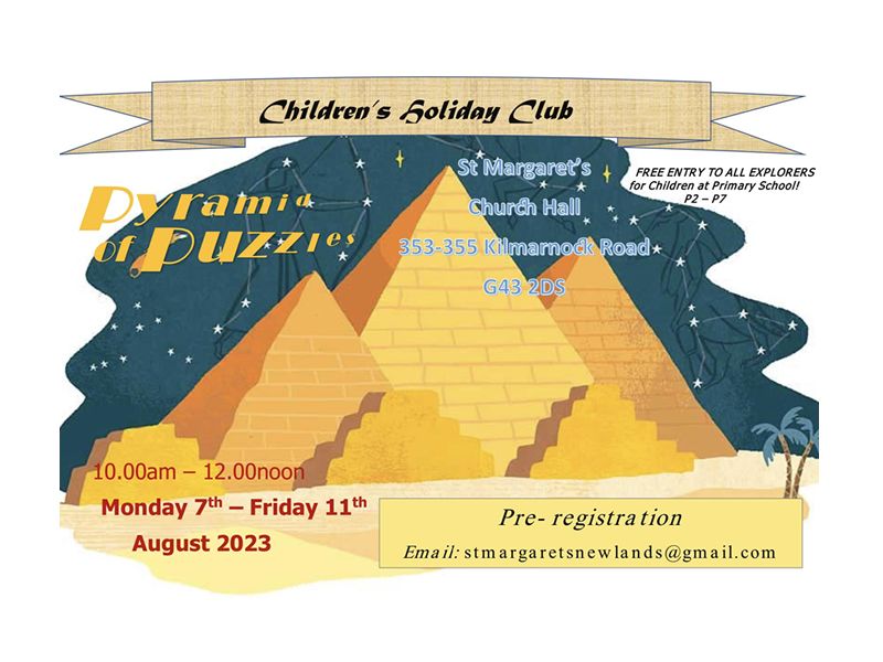 Pyramid Of Puzzles Children’s Holiday Club