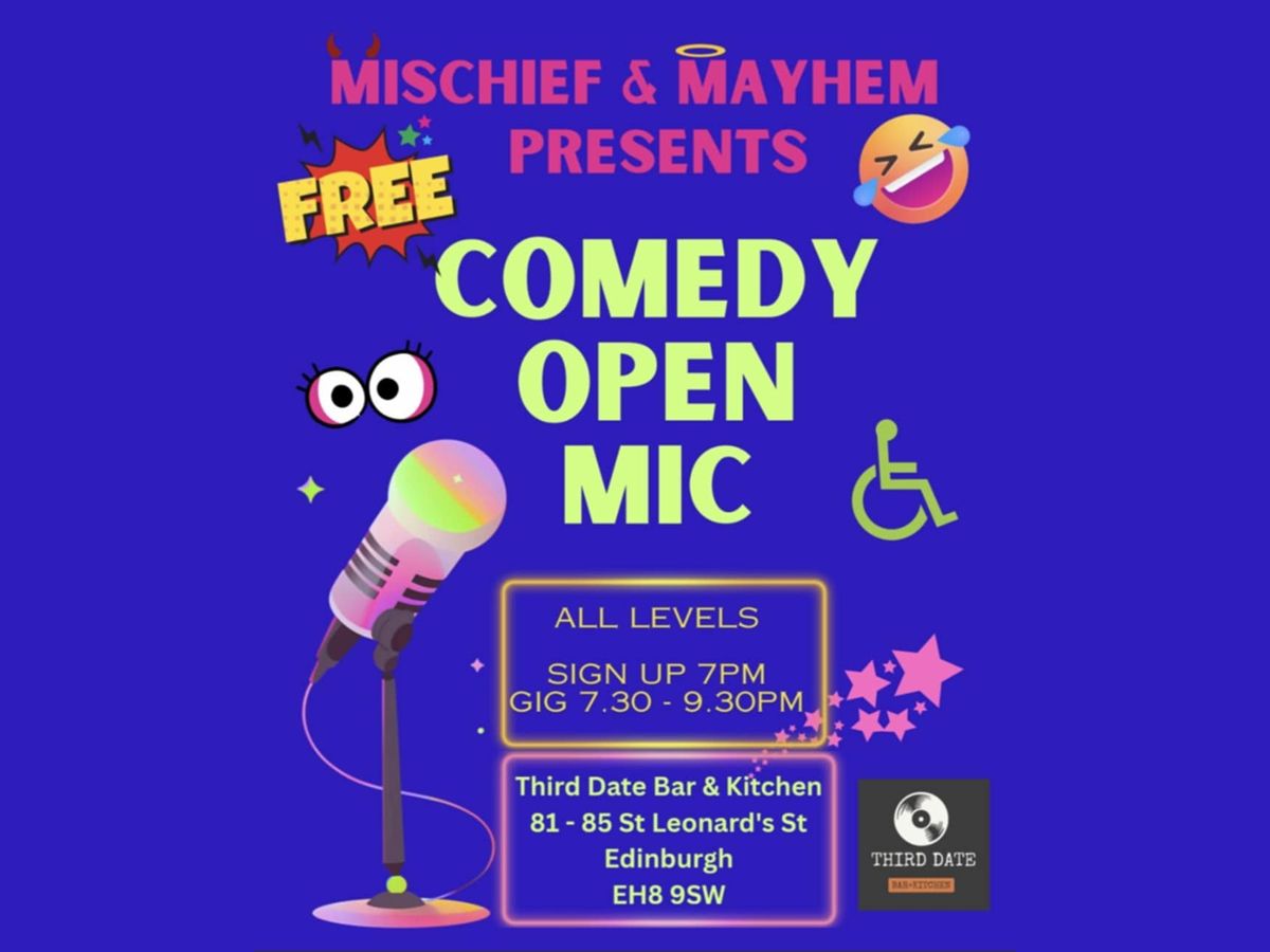 Mischief and Mayhem Open Mic