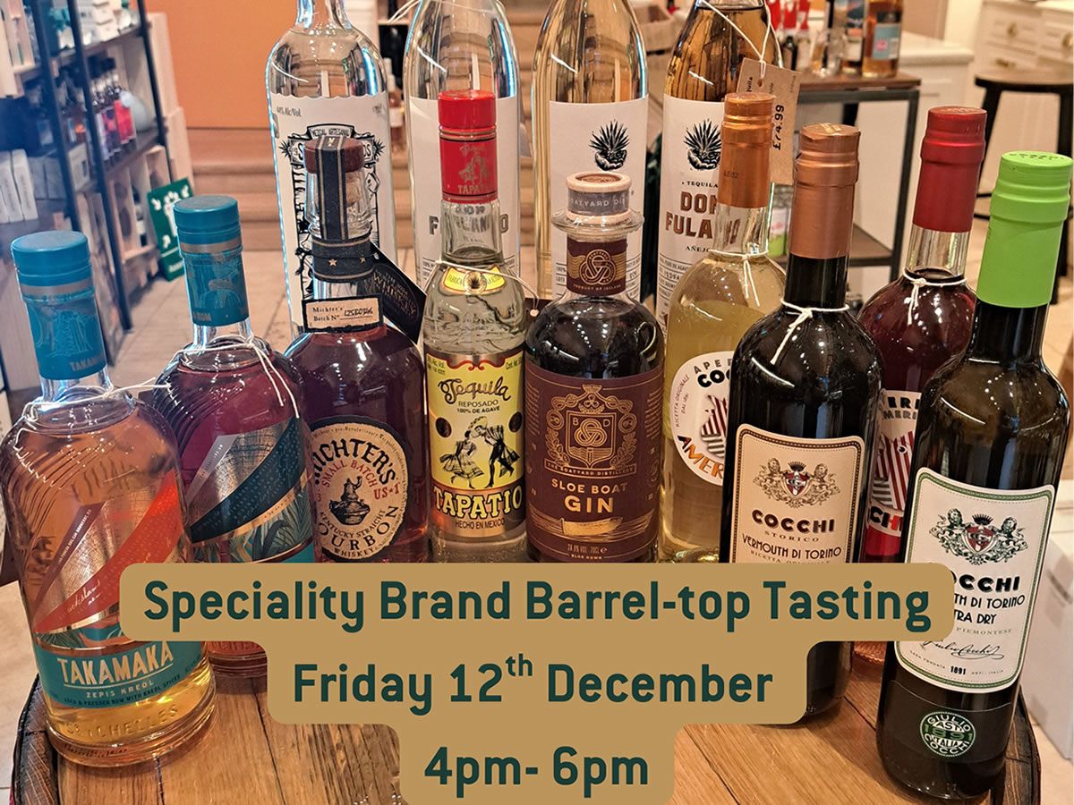 Speciality Brands Barrel-Top Tasting At Cockburns Of Leith