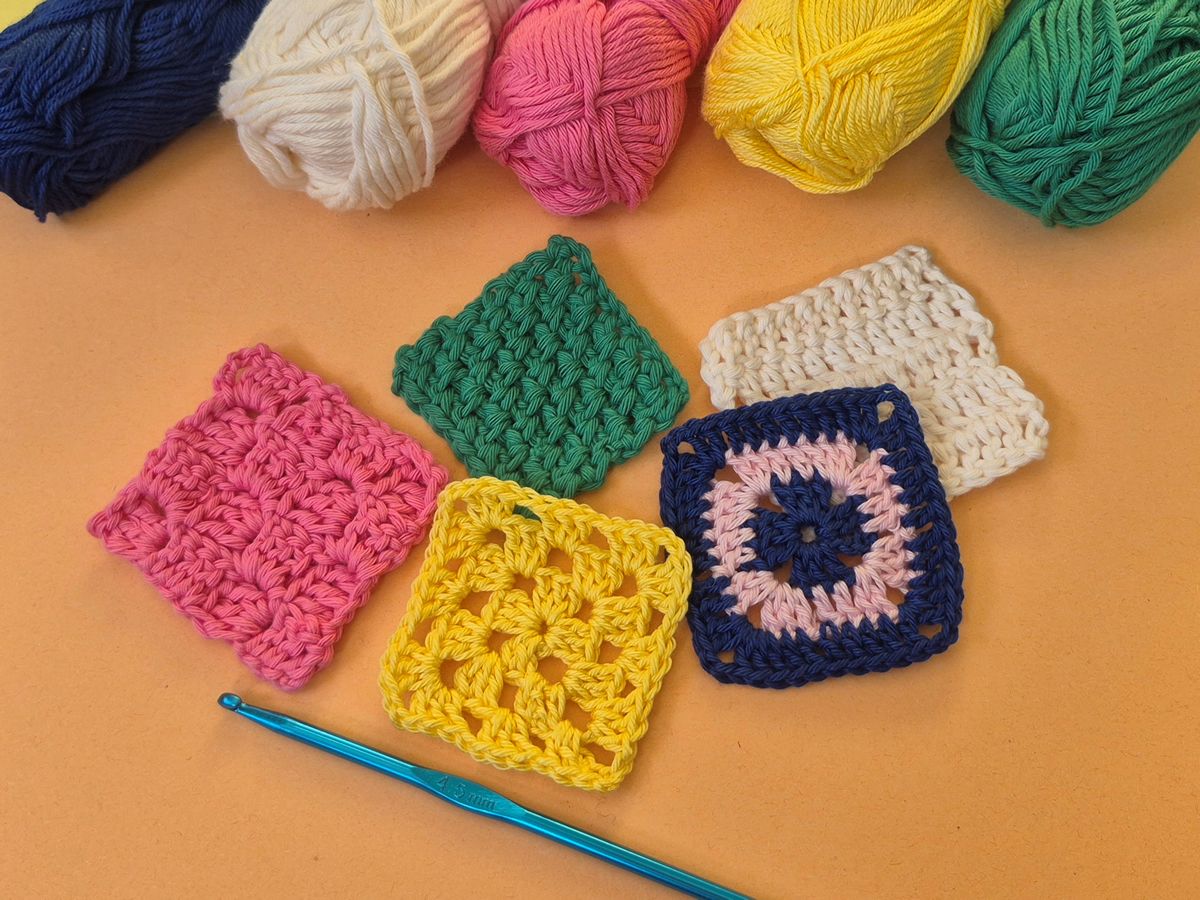 From Chain to Square Crochet Course