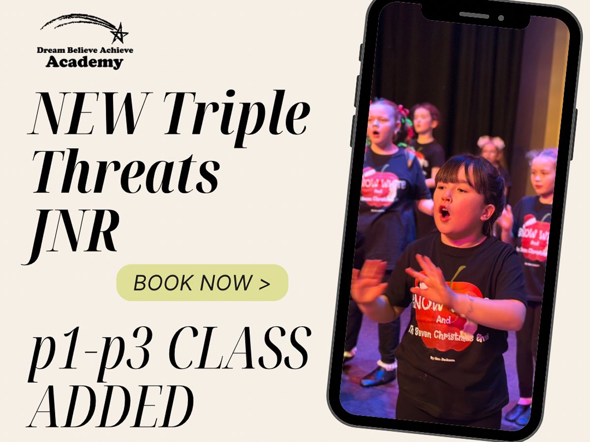 Musical Theatre Classes - The Triple Threat Jnrs