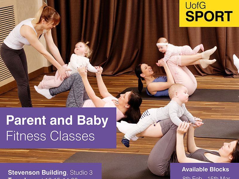 Parent and Baby Fitness at UofG Sport