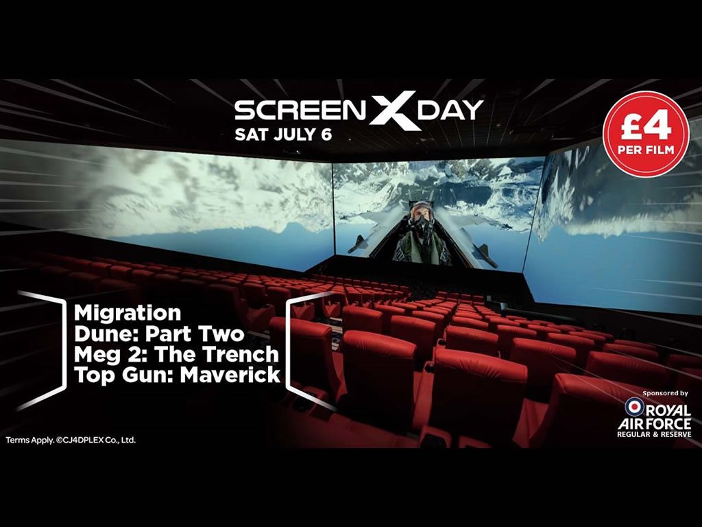 Cineworld announces first ever SCREENX DAY