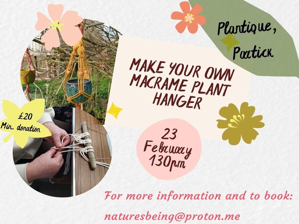 Macrame Plant Hanger Workshop