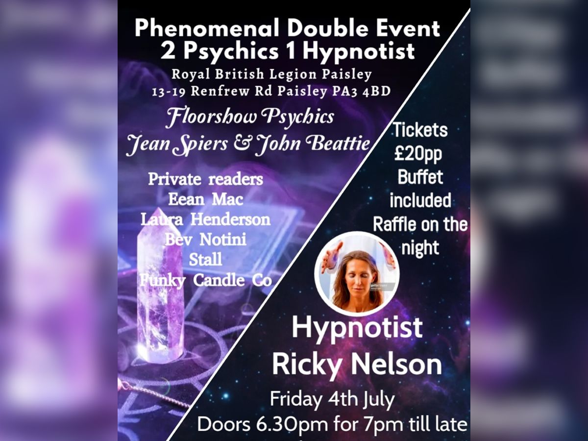 Psychic & Hypnotist Night