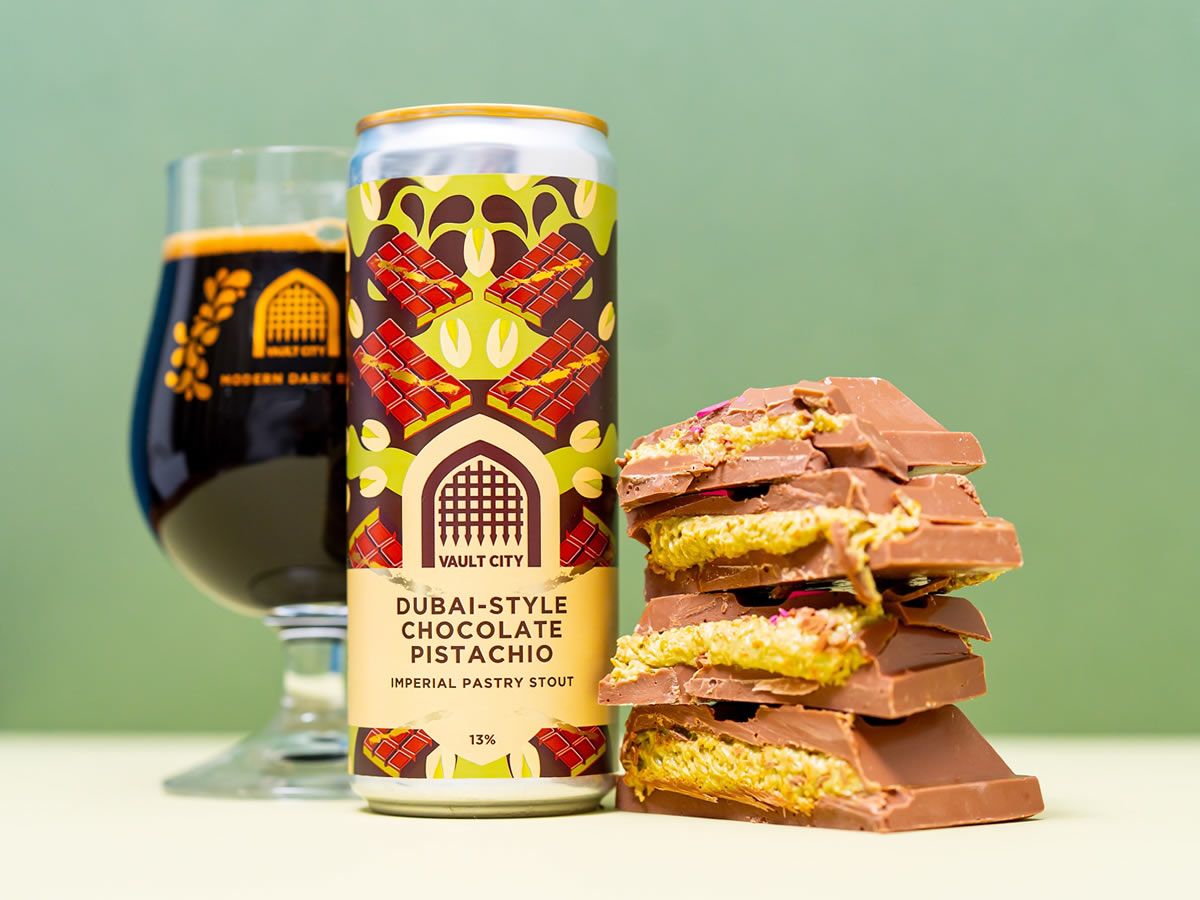 Vault City brews viral Dubai chocolate bar into dessert stout