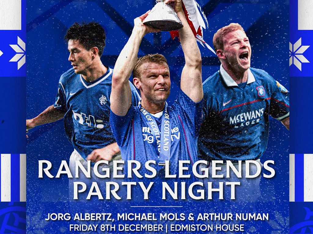 Rangers Legends Christmas Party Night