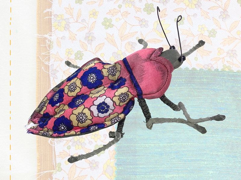 Embroidered Entomology (Or Sewing Bugs!)
