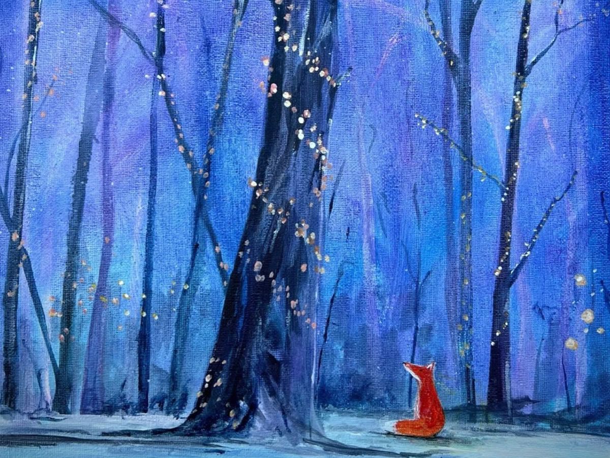 Paint a Fox in a Fairylight Forest at The Alchemist