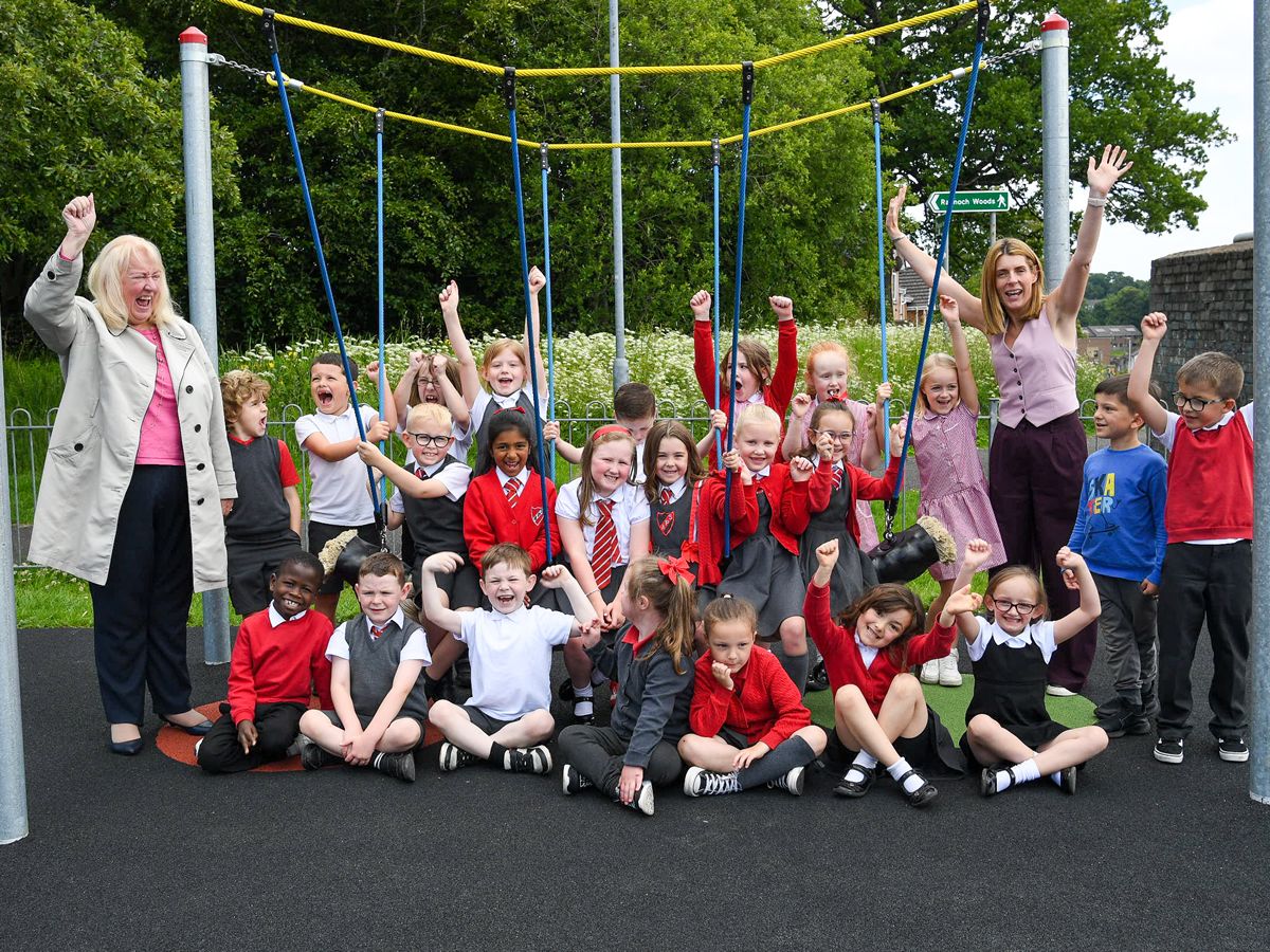 Refurbished play park is a big success with local pupils