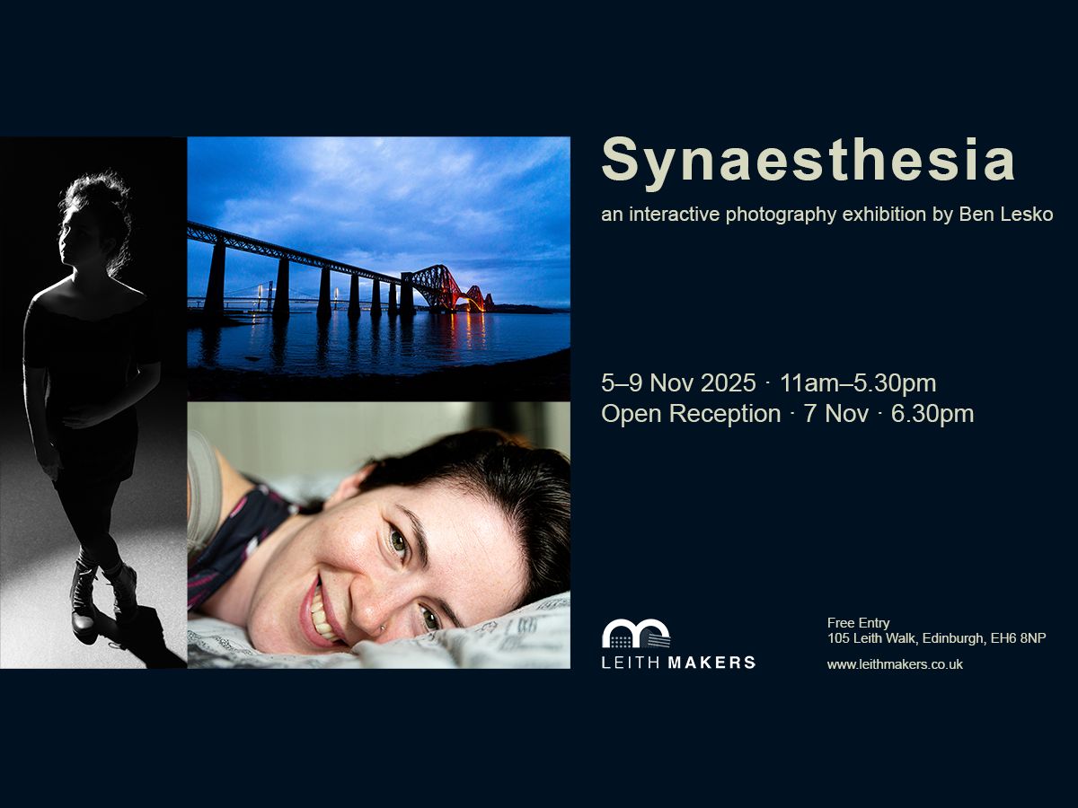 Synaesthesia – Open Reception of Ben Lesko’s interactive photography exhibition