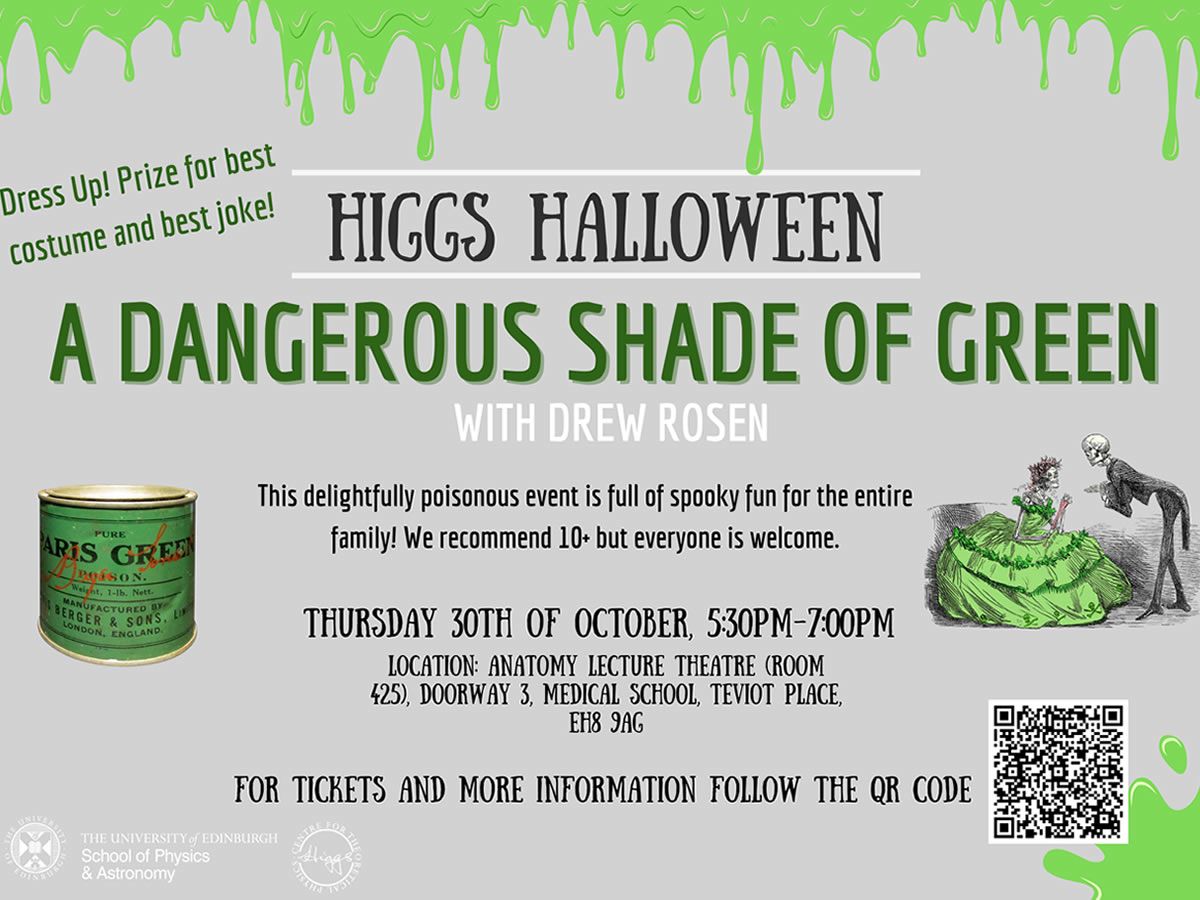 Higgs Halloween Lecture - A Dangerous Shade of Green