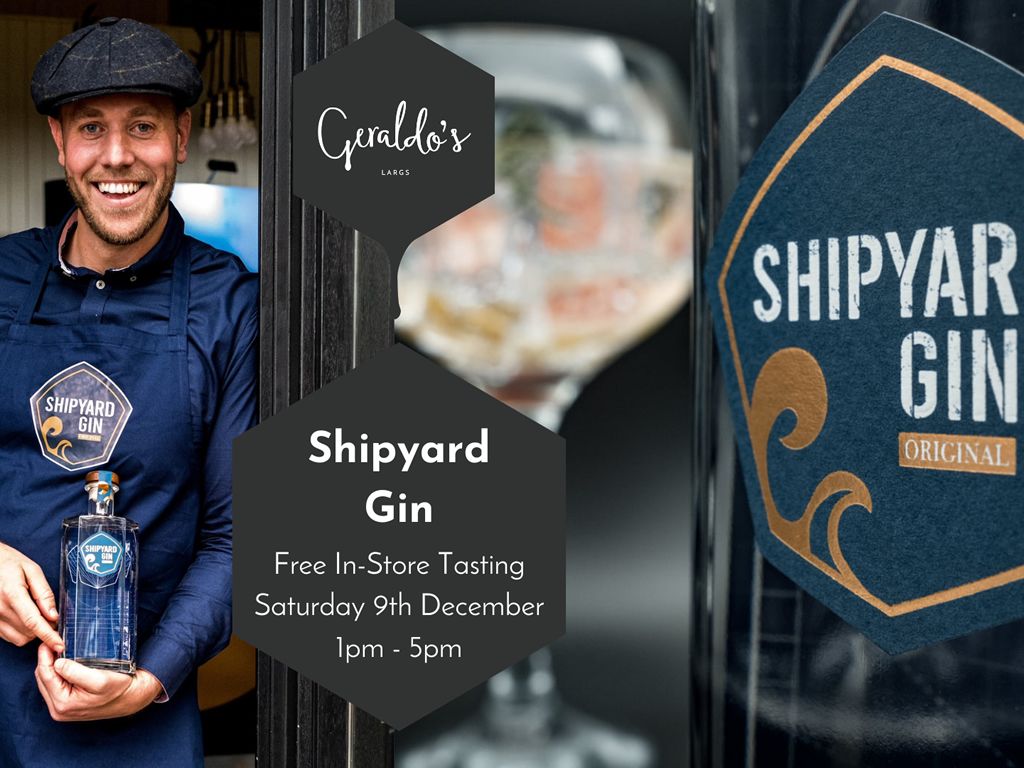 FREE Shipyard Gin In-Store Tasting