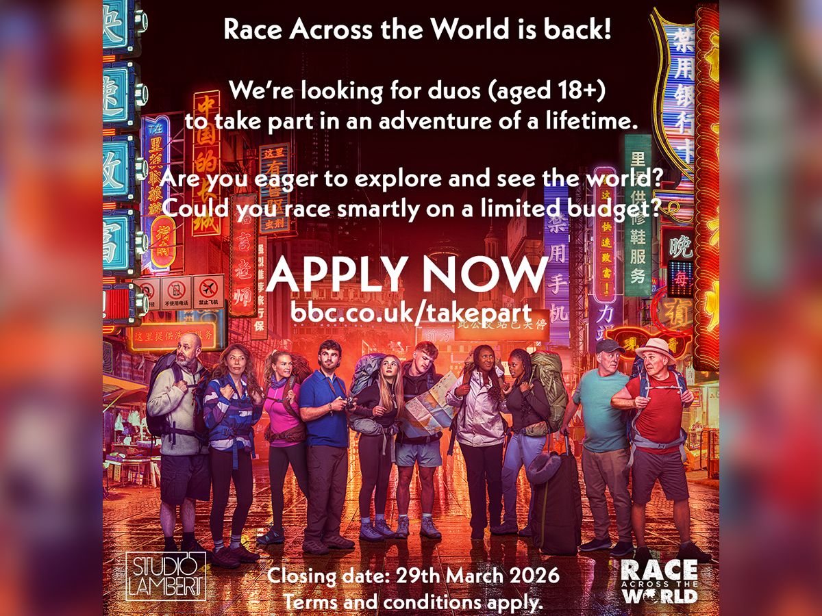 BBC Race Across the World is casting in Edinburgh now!