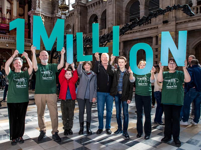 Dippy on Tour surpasses one million visitors milestone!