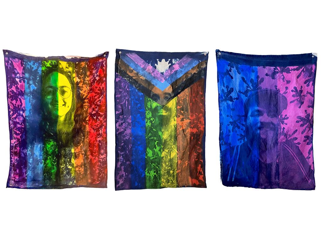 Pride Flag Portraits: an exhibition by Eleanor Buffam