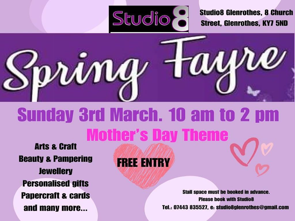 Studio8 Fayre Mother’s Day Theme