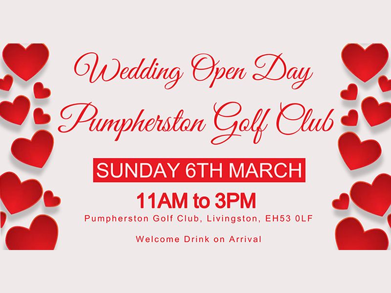 Wedding Open Day - Pumpherston Golf Club