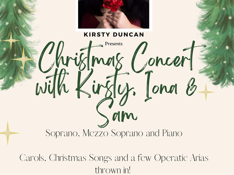 Christmas Concert with Kirsty, Iona and Sam - CANCELLED