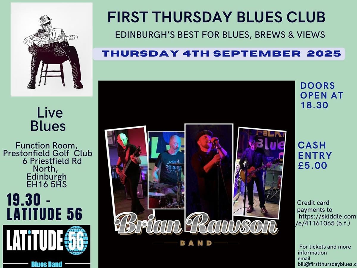 Brian Rawson Band at the First Thursday Blues Club