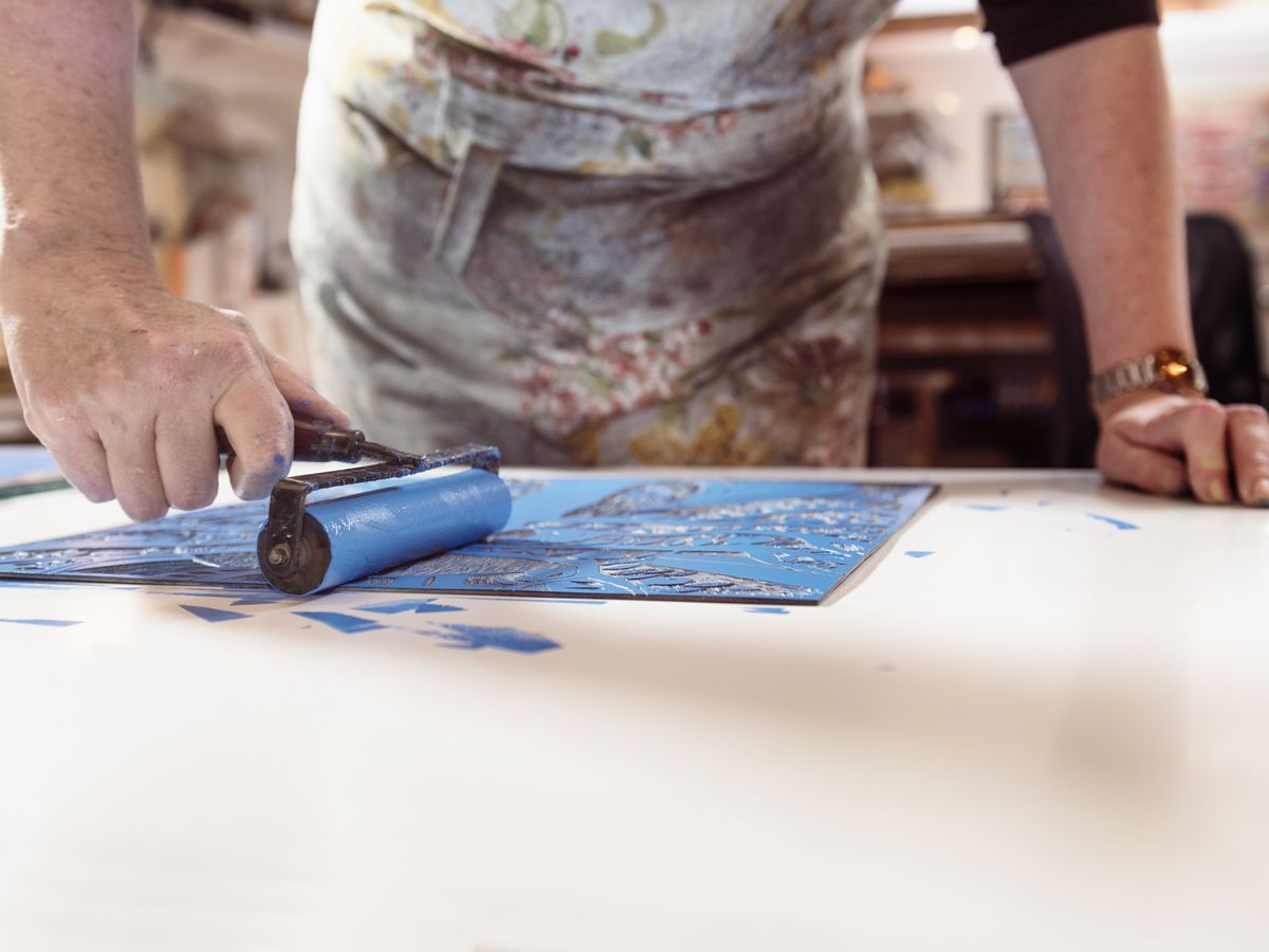 Summer Term - Linocutting with Layers