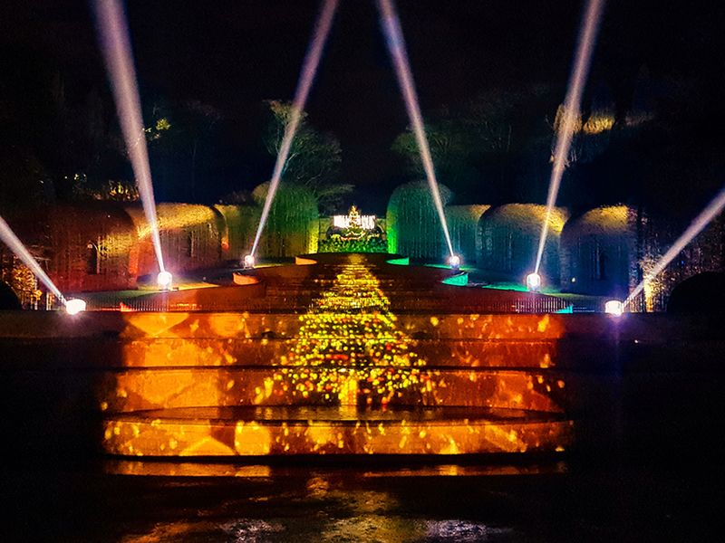 Magical Christmas Light Trail