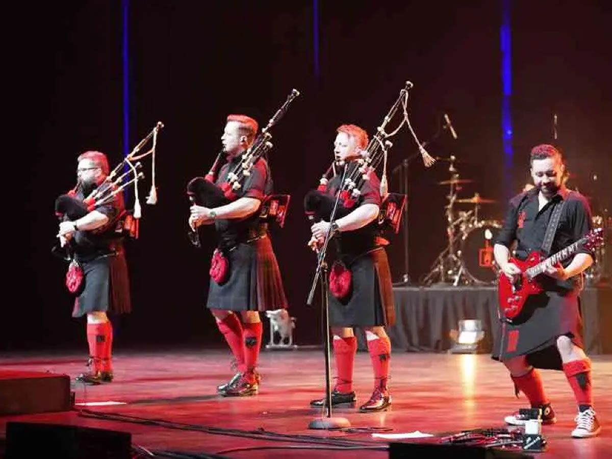 Red Hot Chilli Pipers with Ally the Piper (from the USA)
