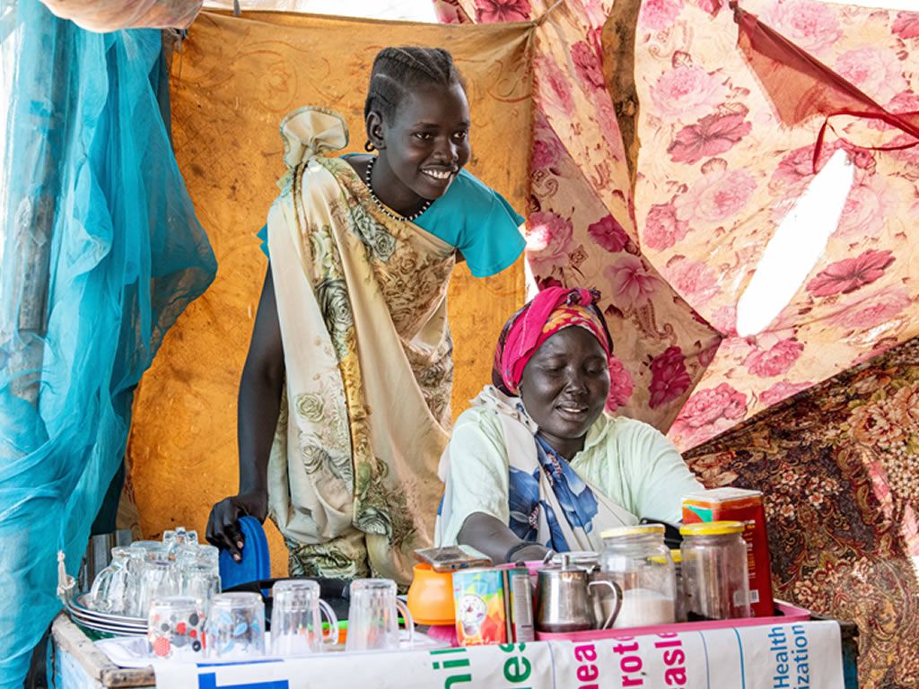 UK for UNHCR launches pop up cafe in Edinburgh for Refugee Week