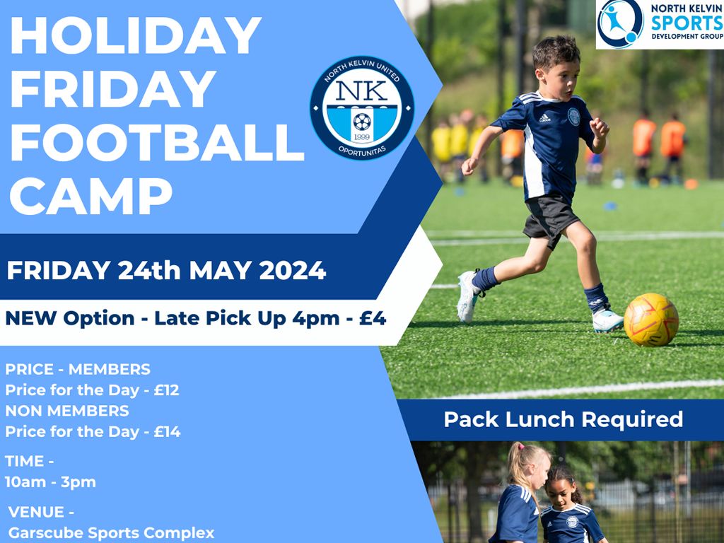 North Kelvin - Holiday Friday Football Camp