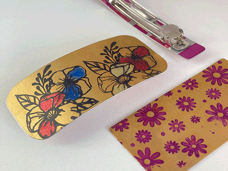 Aluminium Bookmarks & Hairclips – Teen Workshop