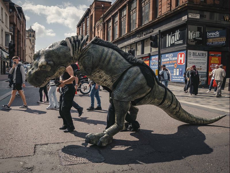 Dino World Live launches in Glasgow