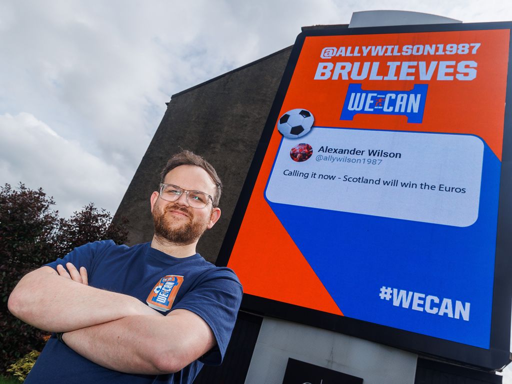 Optimistic Scotland fans become the heroes of new campaign from IRN BRU