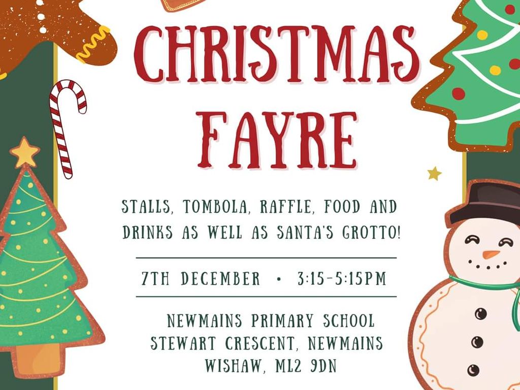 Newmains Primary School Christmas Fayre