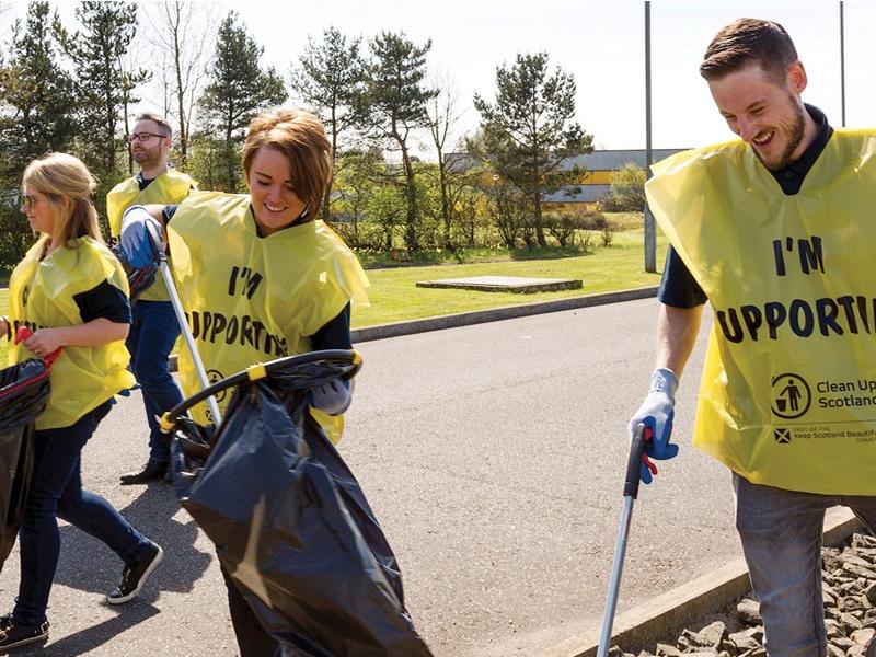 West Lothian supports Great British Clean up