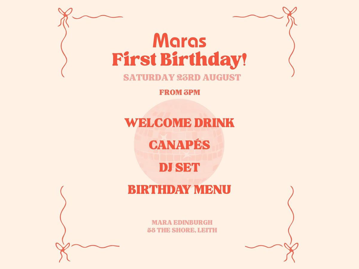 Maras 1st Birthday