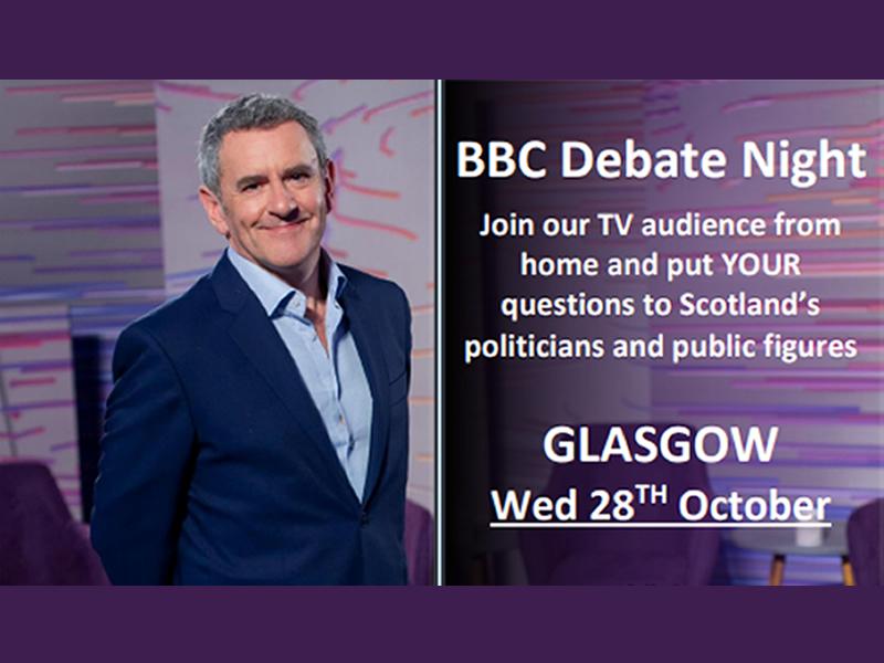 BBC Debate Night calls for audience members in Glasgow