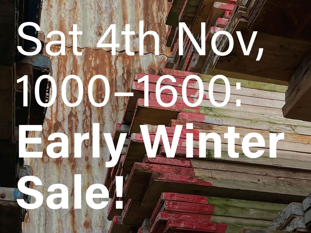 The Glasgow Wood Early Winter Sale