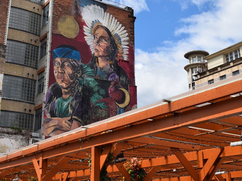 Live Mural Experience at Festival Village: Merchant City