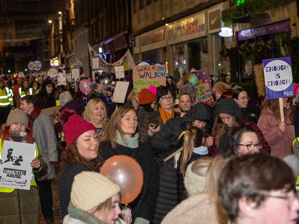 Communities and campaigners march to Reclaim the Night