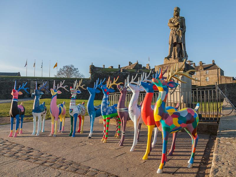 Stirling Reindeer Trail Finishes With a Visit to Stirling Castle 