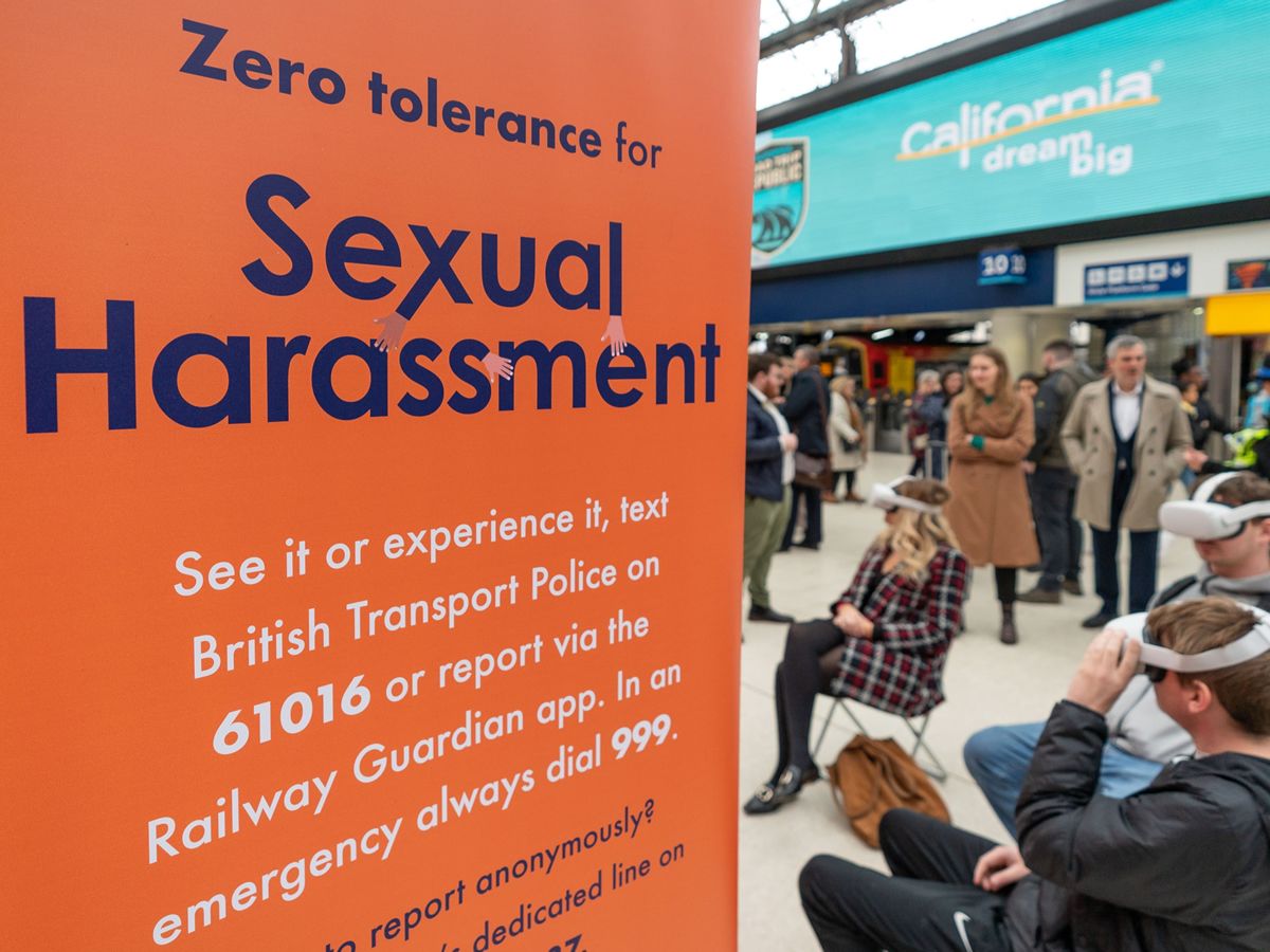 VR experience at Glasgow Central station aims to help combat sexual harassment on the railway