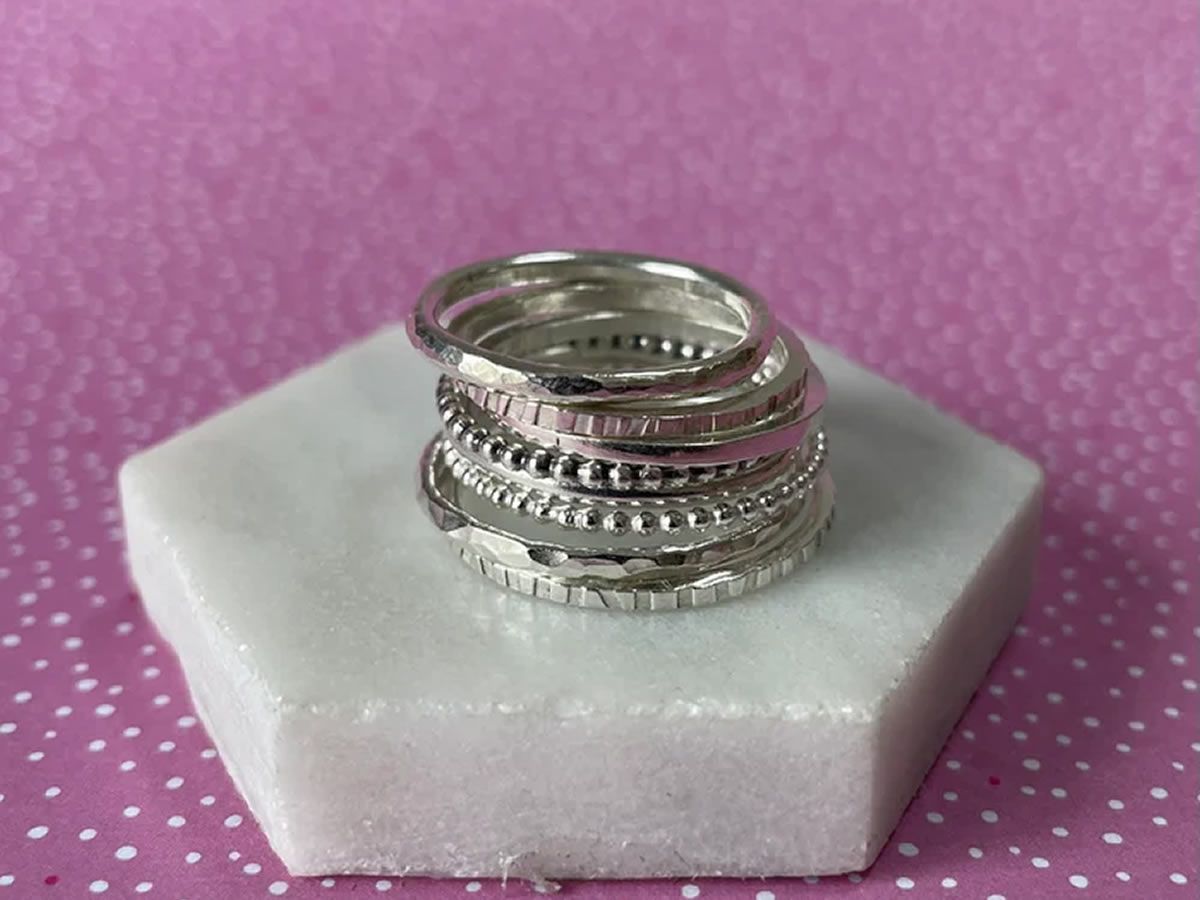 Jewellery Class - Make a set of skinny stacking rings