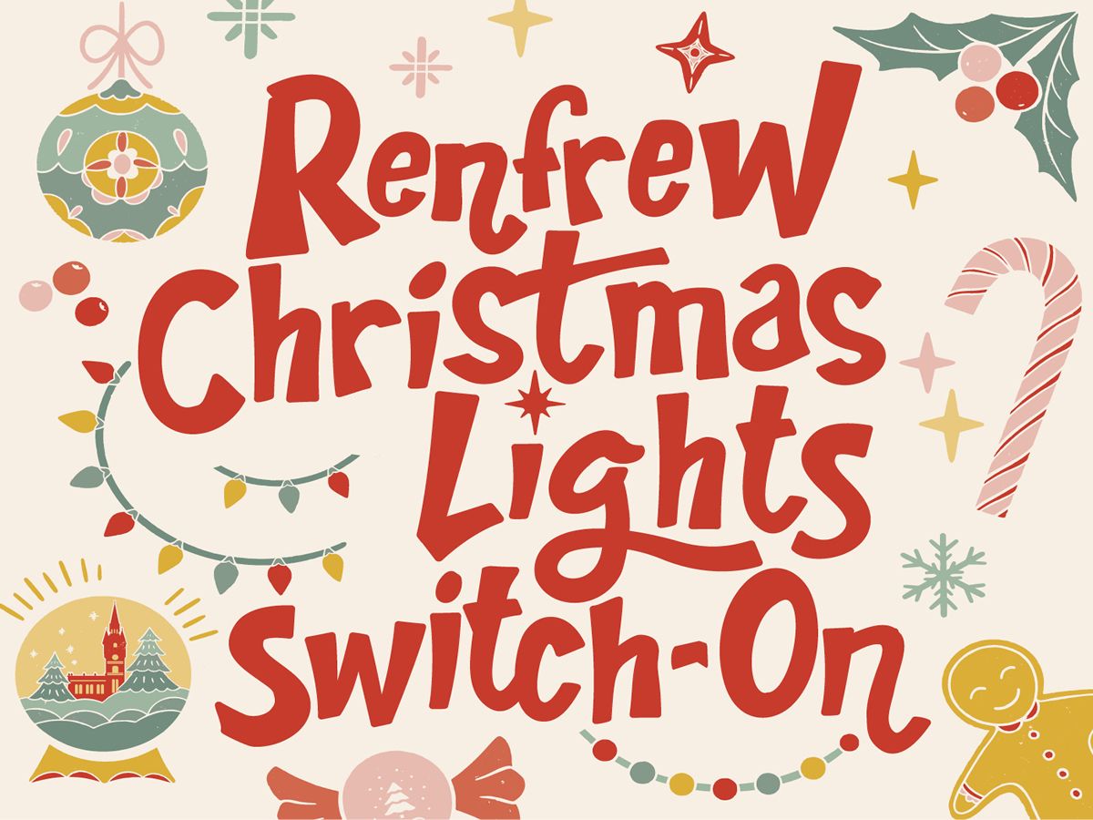 Renfrew Christmas Lights Switch On