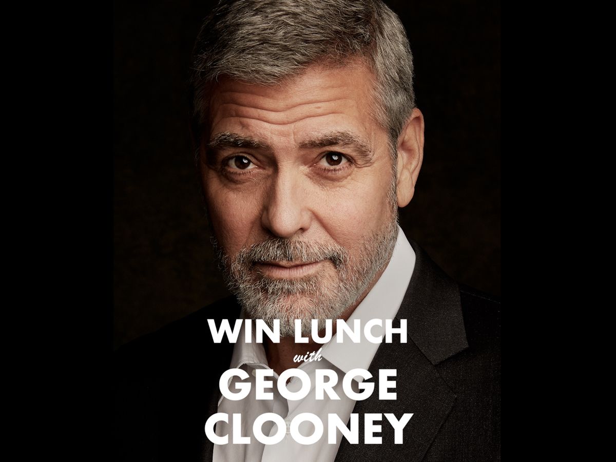 Win lunch with George Clooney, stay at Gleneagles & help raise funds for Social Bite